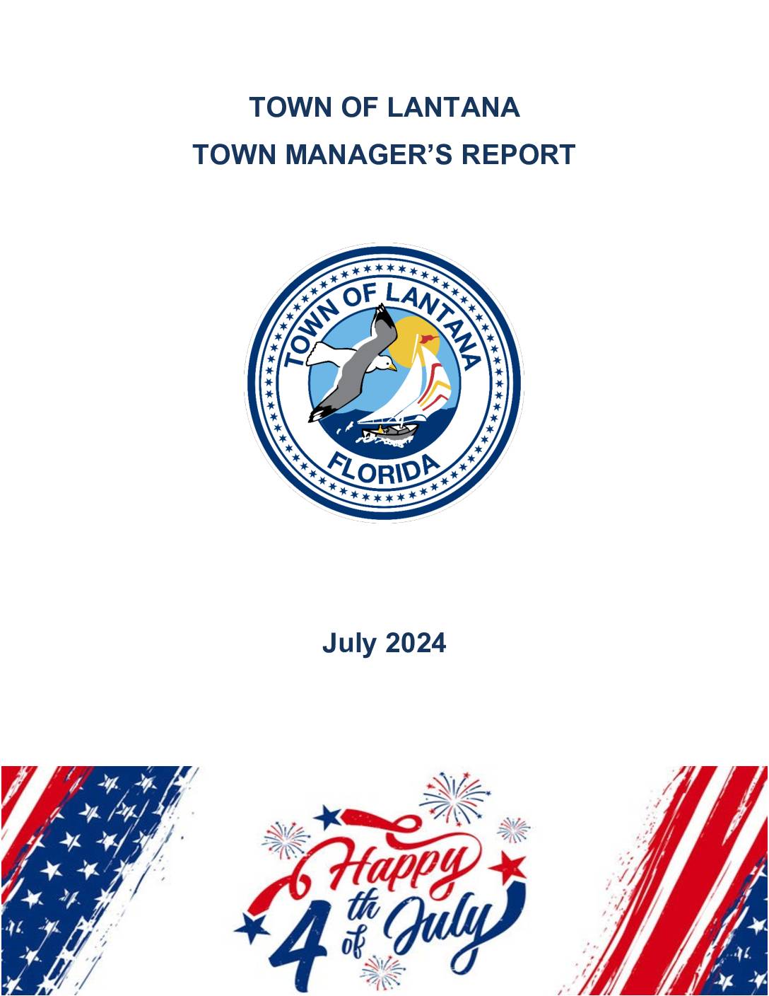 Town Manager's Report July 2024